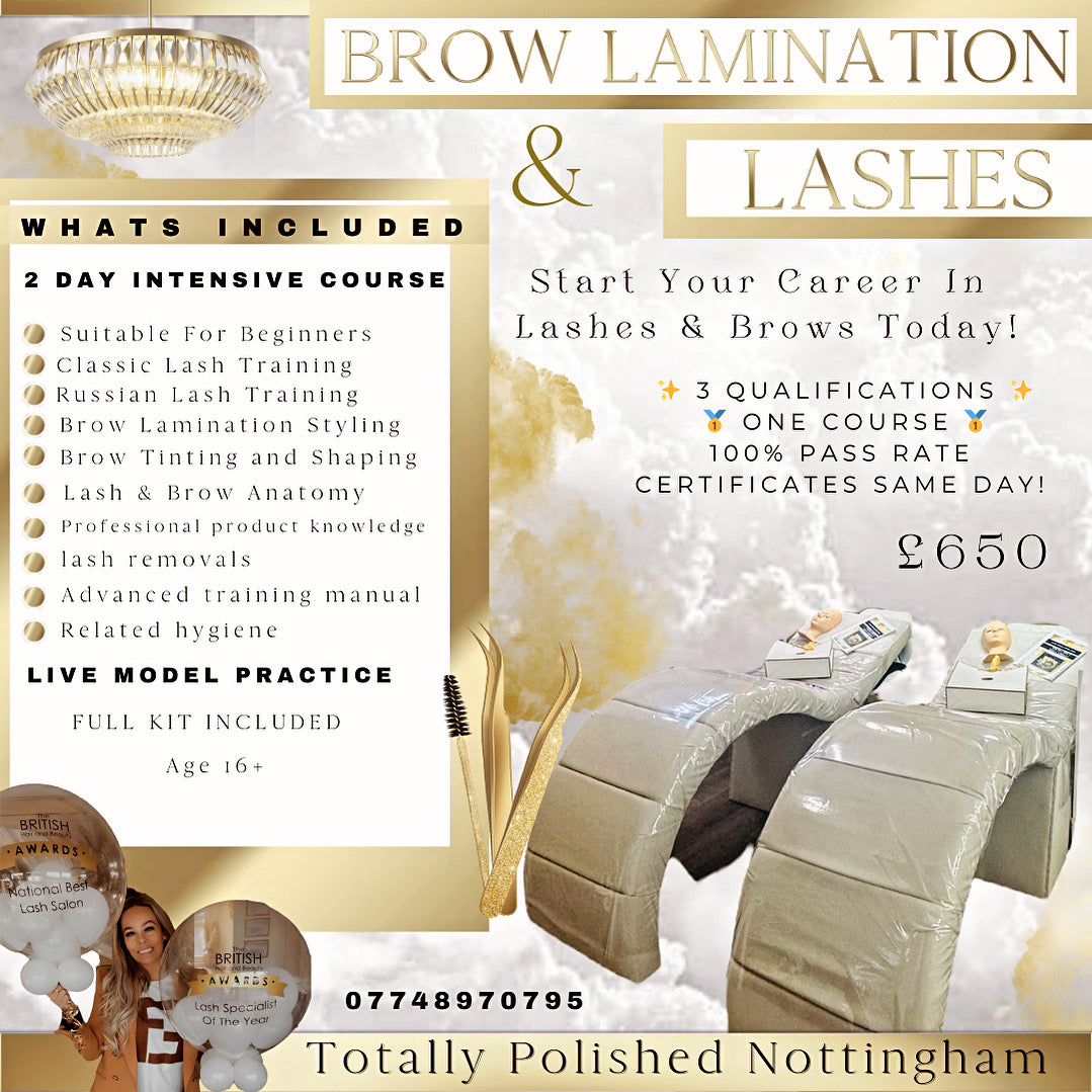 Brow Lamination & Lash training